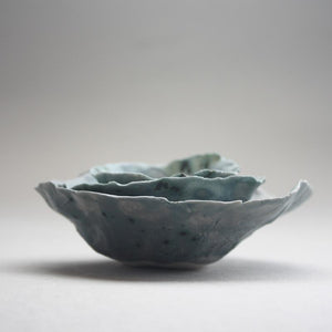 Porcelain Handmade Pinch Pot from Spring Holt; handbuilt ceramics and painted slipware